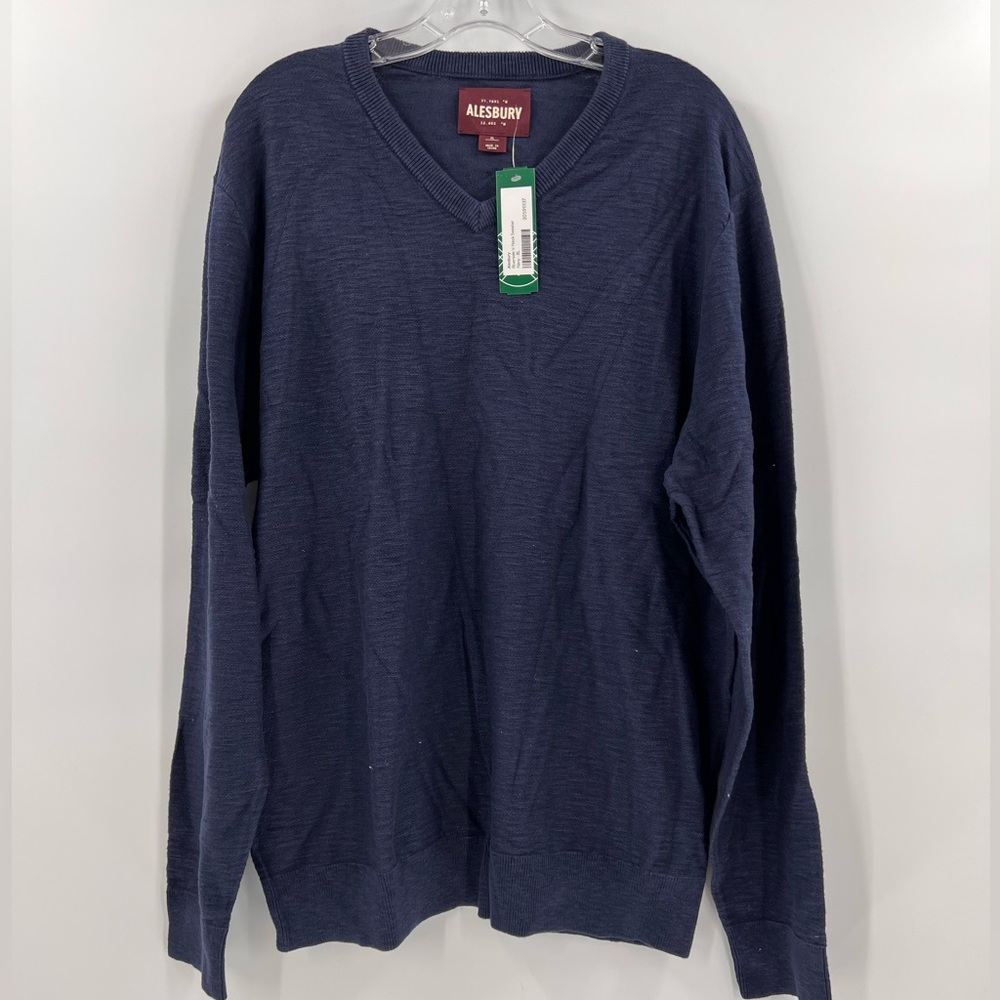 Alesbury Riverside stitch fix v-neck sweater navy new XL